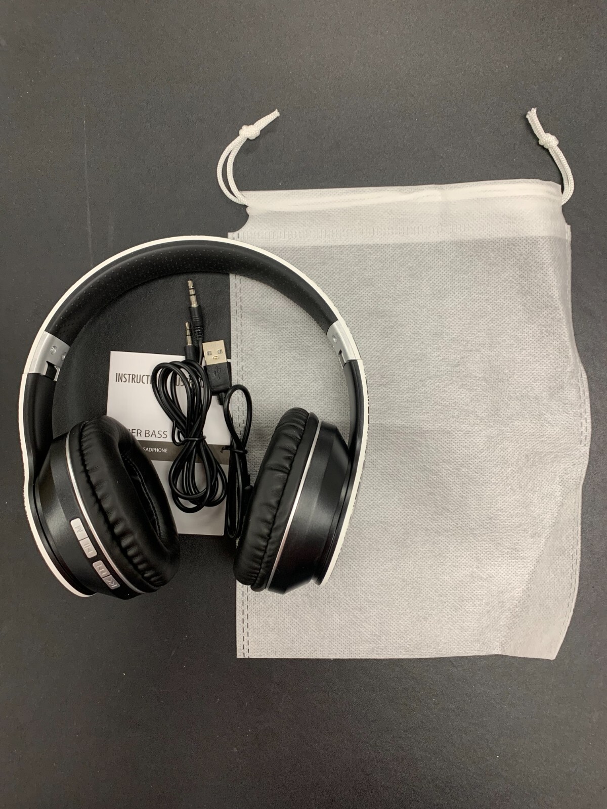 🔥🔥OUTAD Wireless Headphones Bluetooth V5.0 Foldable Design, (Black) 🔥🔥