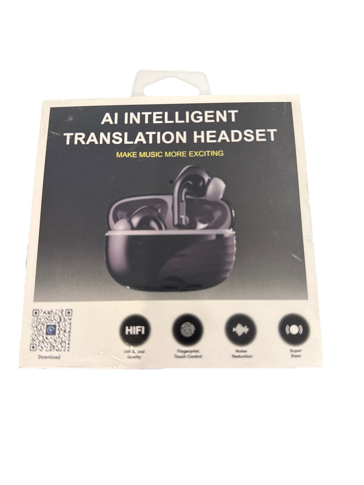 AI Translation Bluetooth Earbuds Headset Wireless w/ Charging Case New