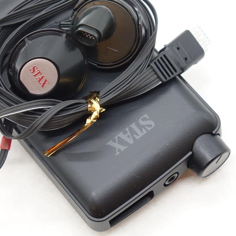 STAX SRS-002 Portable Ear Speaker System Headphones Used High End Audio