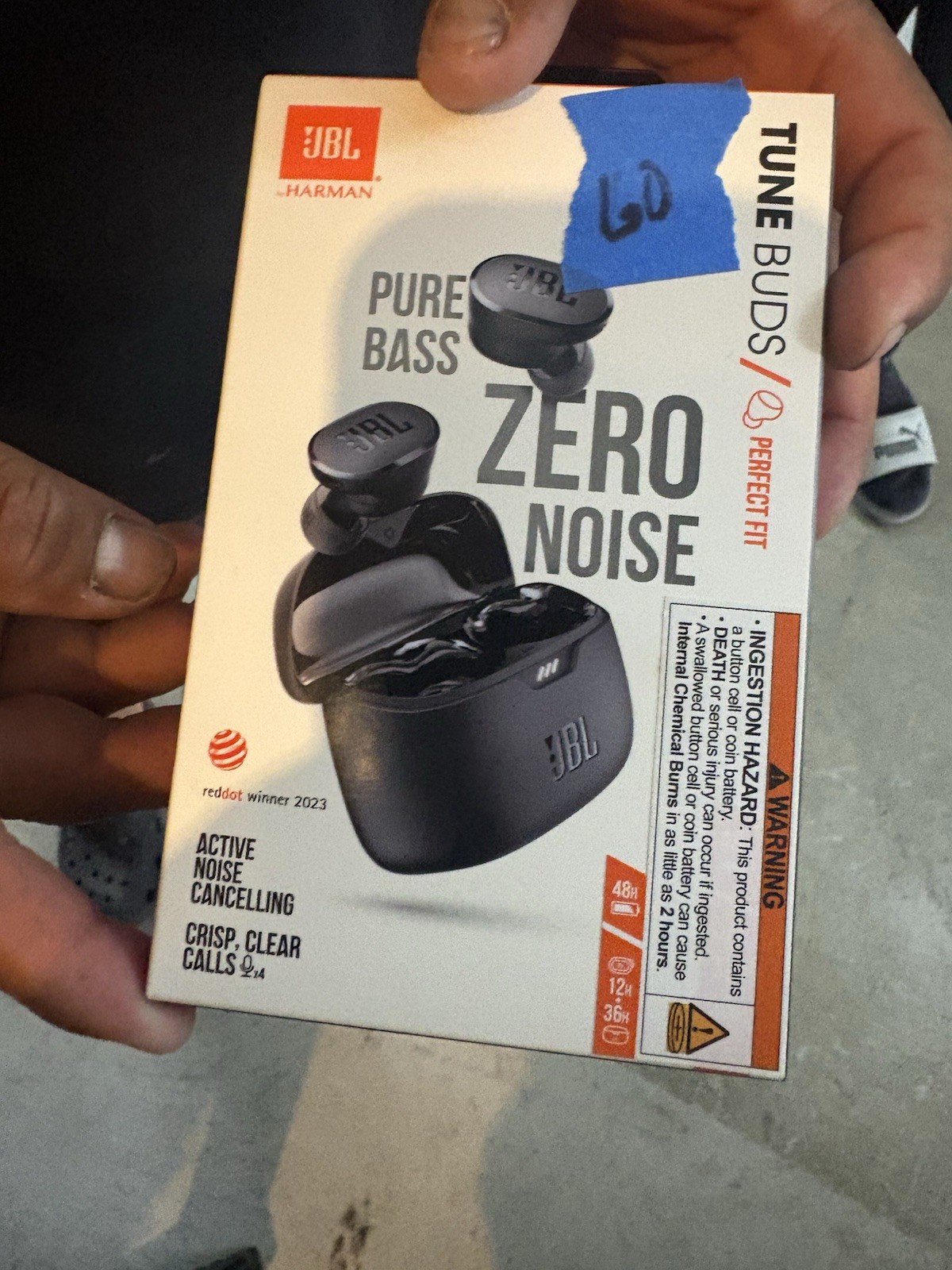JBL Tune Buds True Wireless Earbuds – Black (JBLTBUDSBLKAM)