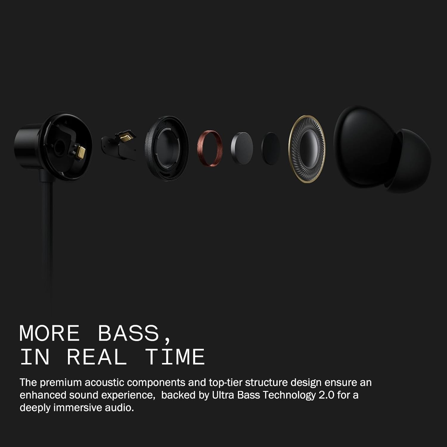 CMF Neckband Pro Bluetooth Headphones，50dB Hybrid Active Noise Cancelling Earbud