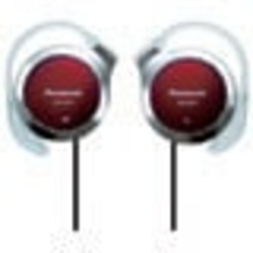 Panasonic Clip Earphone Headphone RP-HZ47 red from japan