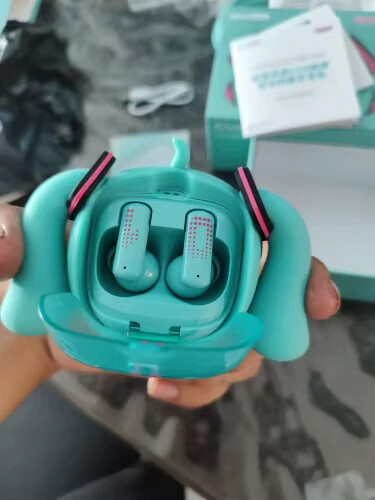 Anime Miku LCD Bluetooth Headphones Touch Screen iPhone Android Hatsune Earbuds