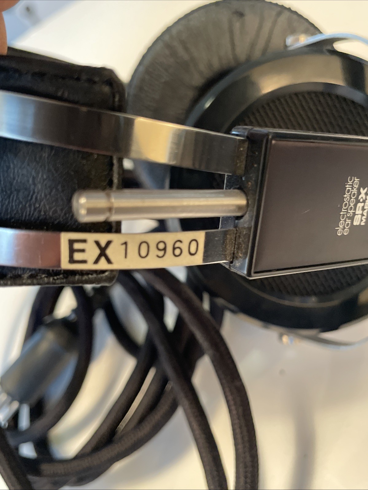 Stax Electronic Ear Speakers Headphones SR-X Mark-3 Exc Cond Very Clean