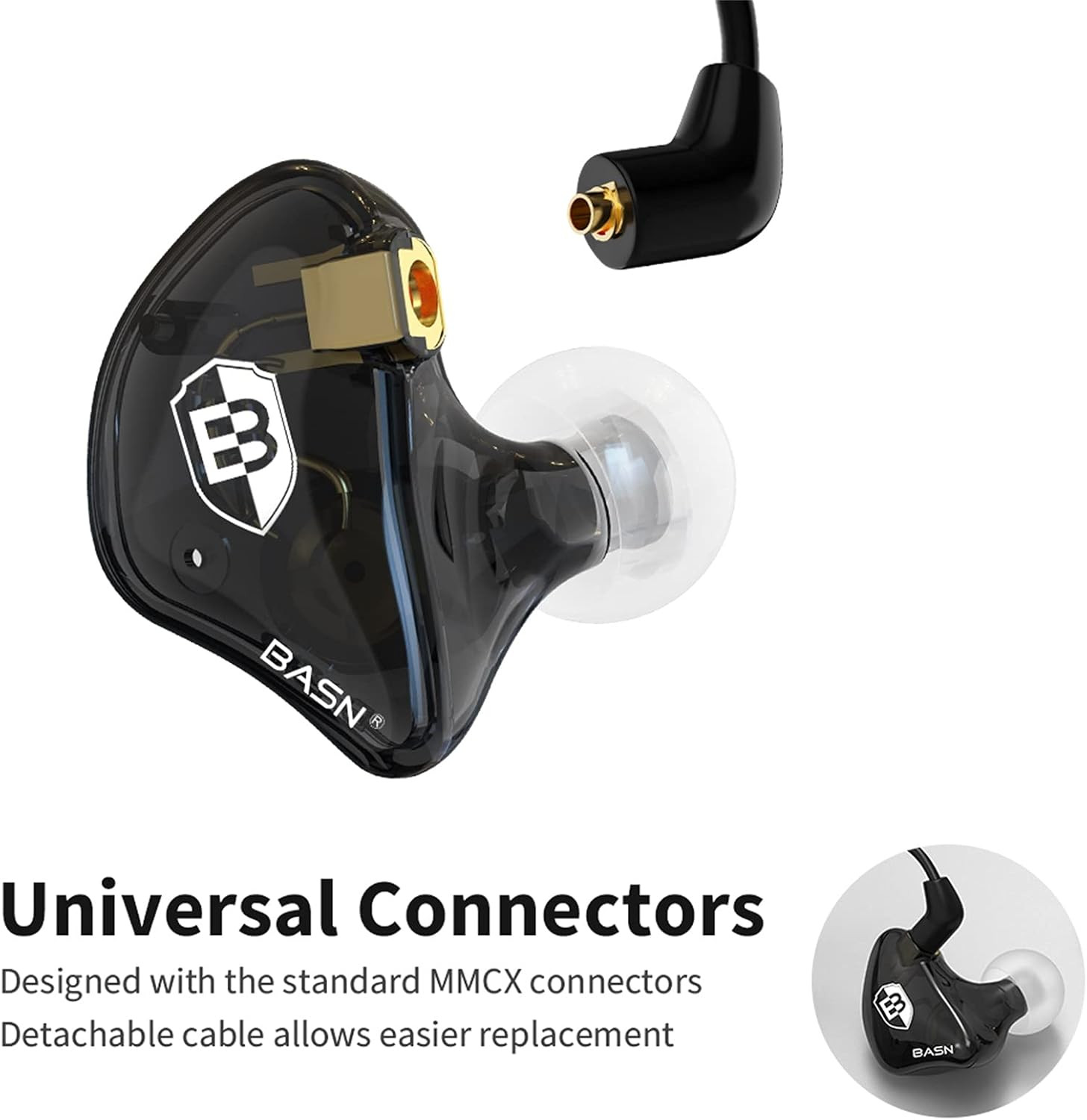 Bsinger PRO in Ear Monitor Headphones for Musicians, Dynamic Driver Noise Isolat