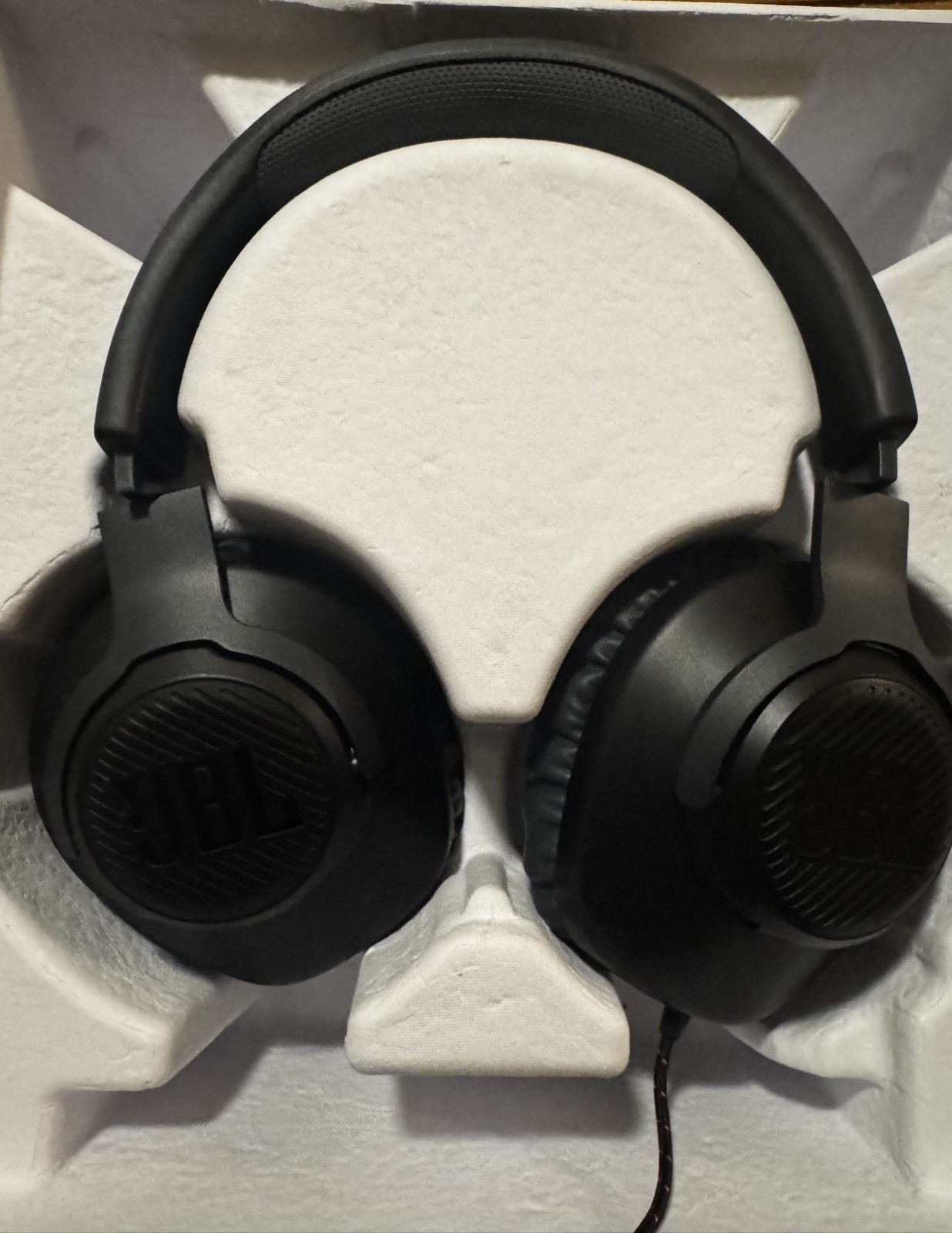 JBL Quantum 100 Wired Over-Ear Gaming Headphones – Black