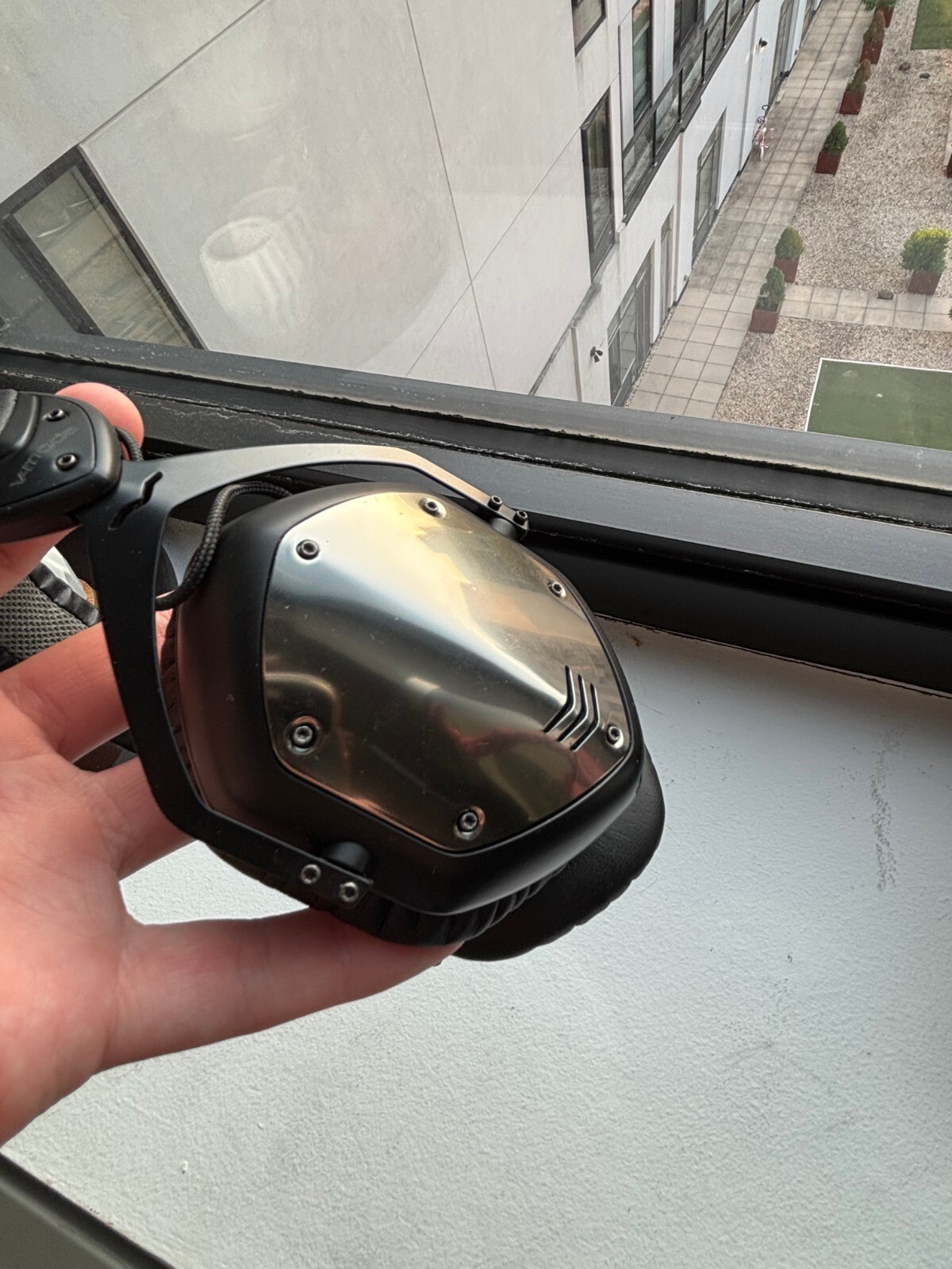V-MODA Crossfade 2 Headphones – Black and Silver PLUS MICROPHONE and NEW EARPADS