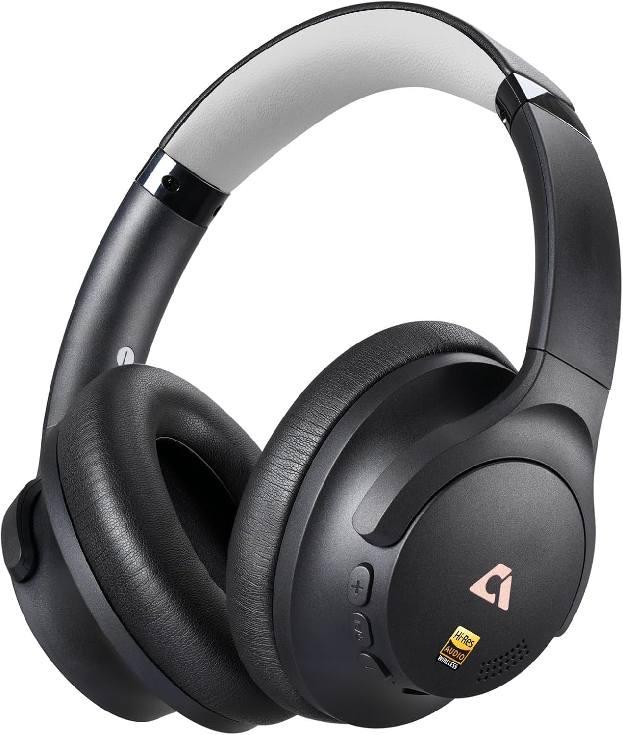 AI Y8+ Noise-Cancelling Bluetooth Headphones, Over-Ear Hi-Res Audio, 100H Use