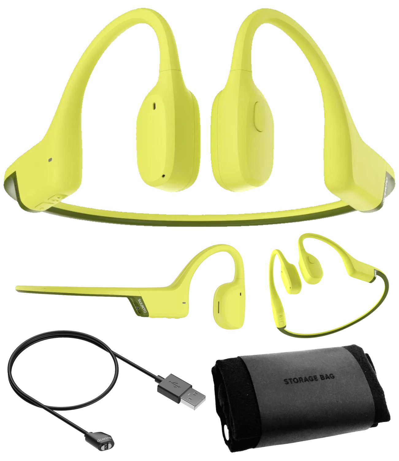SUUNTO Sonic Open-Ear Bone Conduction Sports Headphone Lime