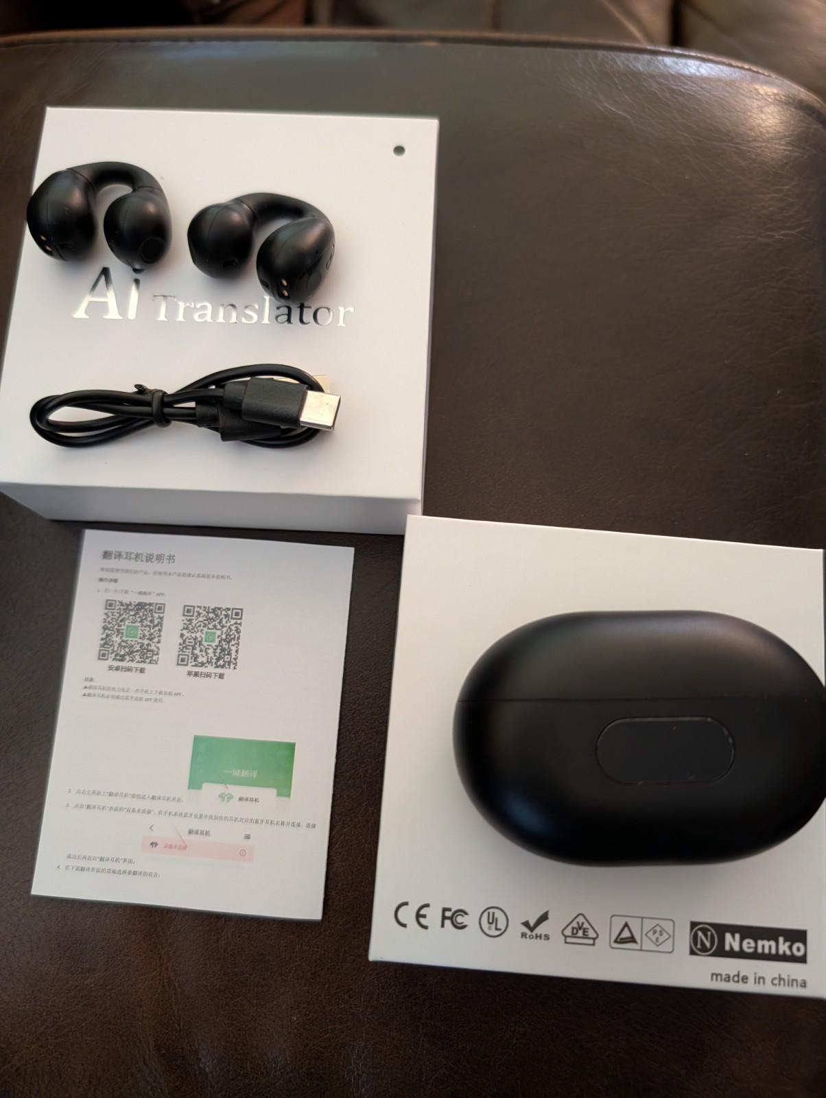 AI Language Translation Earbuds Real Time, Language Translator Earbuds