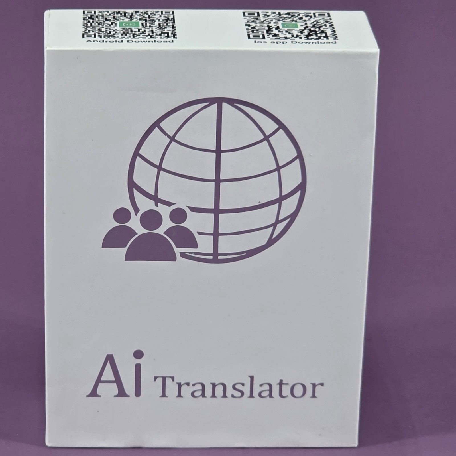 Nemko YW08 AI Translator Earbuds 40 Languages 93 Dialects Touchscreen Case Black