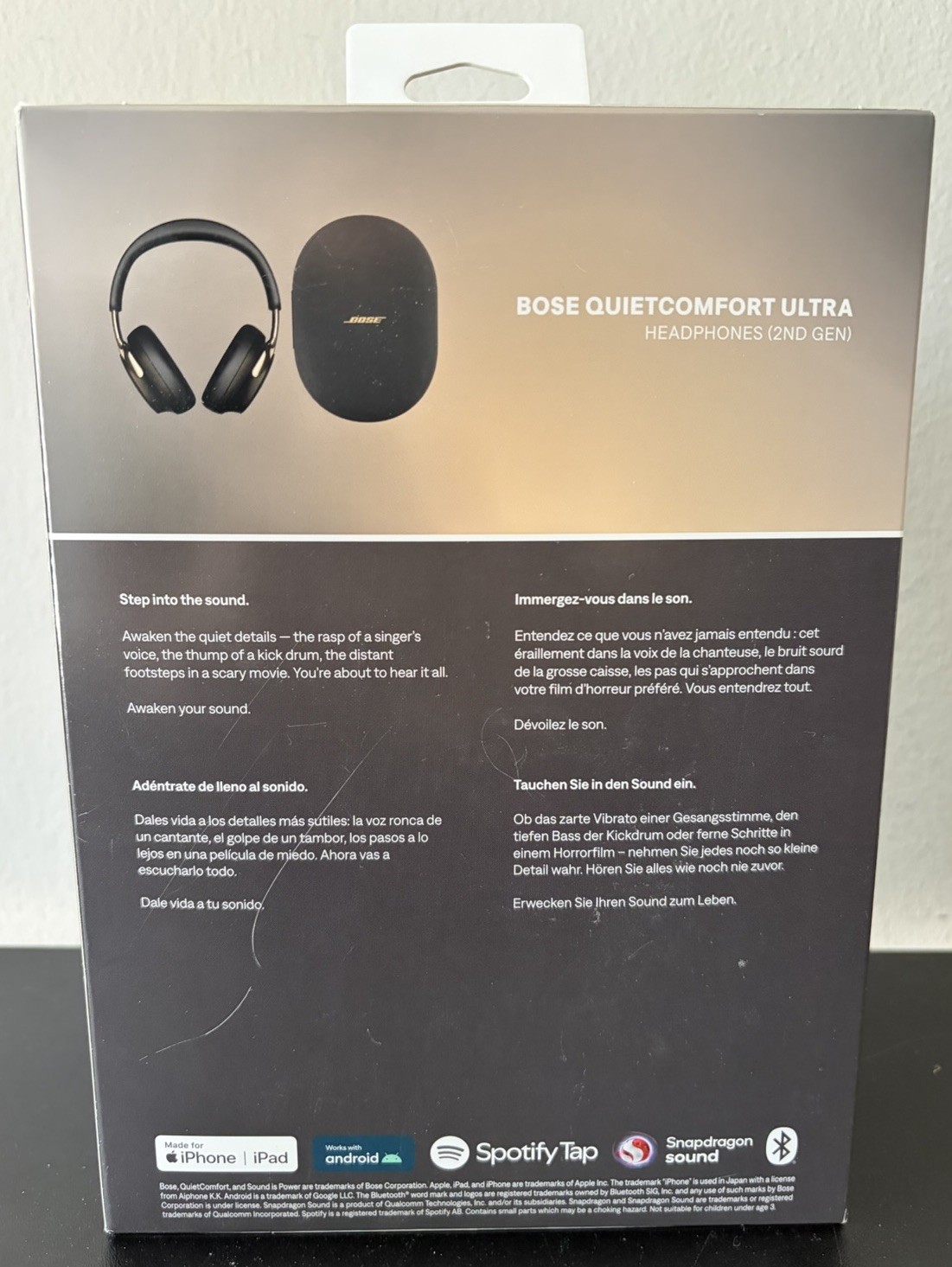 Bose QuietComfort Ultra Headphones 2nd Gen Noise Canceling Desert Gold 443987