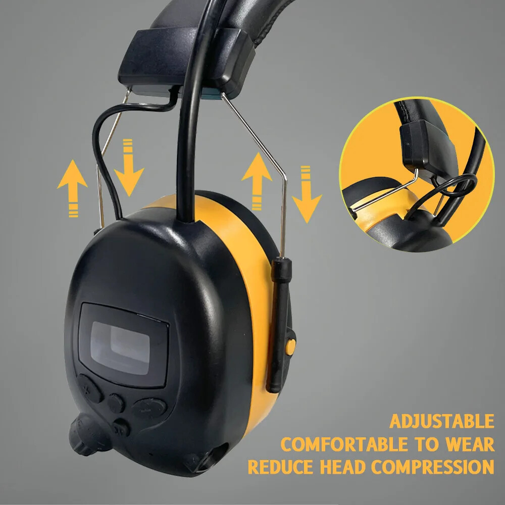 FM Radio Ear Protection Bluetooth Headphones Ear Defenders Ear Muffs Adults