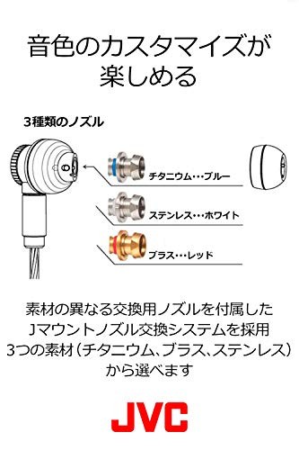 2017 JVC HA-FD01 canal type earphone CLASS-S SOLIDEGE from japan