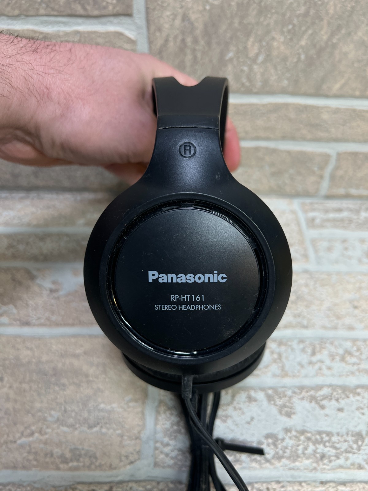 Panasonic Stereo Headphones RP-HT161 3.5mm Jack Wired Over The Head