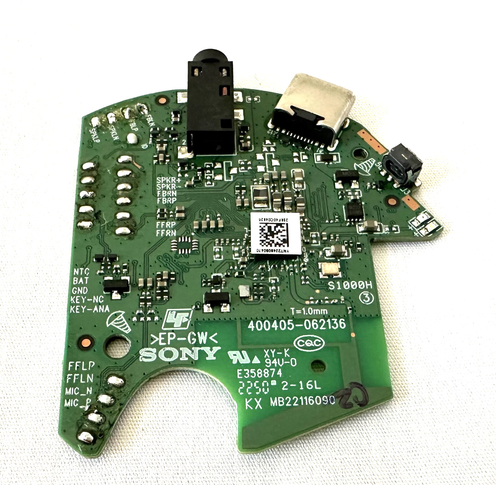 Sony Original Left Side Main Board for WH-CH720N Wireless Headphone Blue