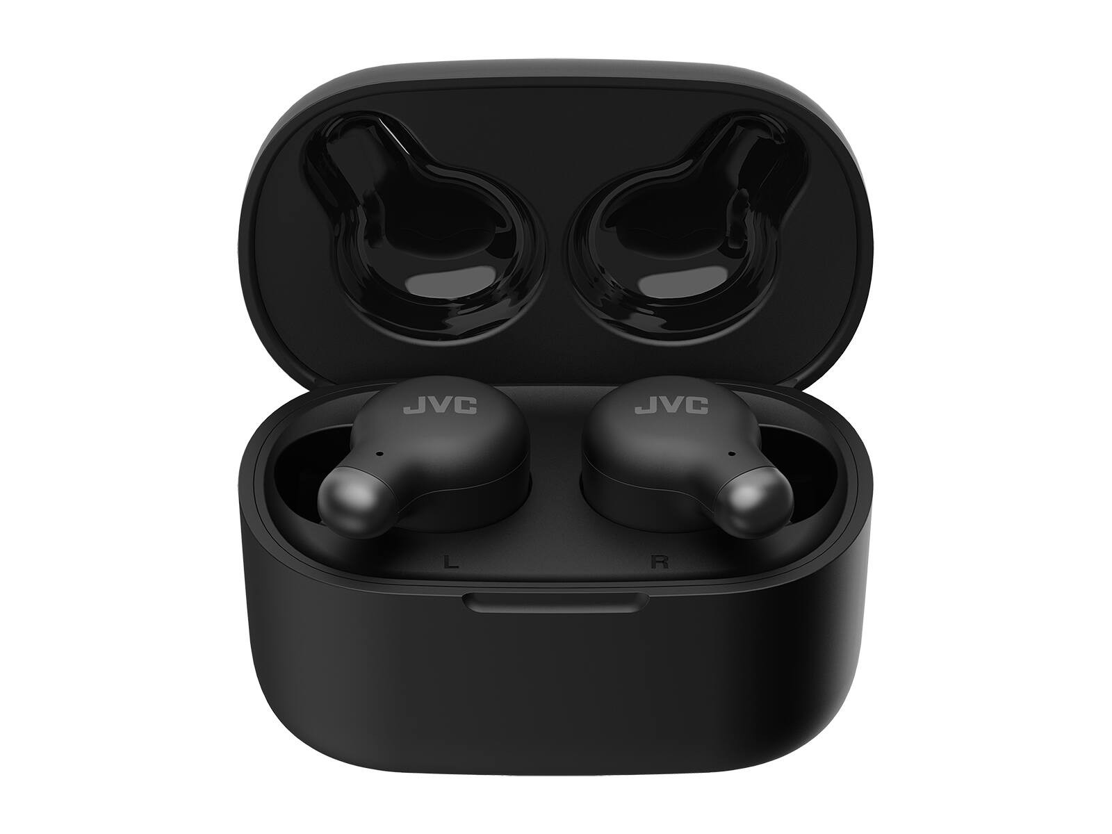 JVC – Marshmallow Plus True Wireless Headphones with Noise Cancelling – Black