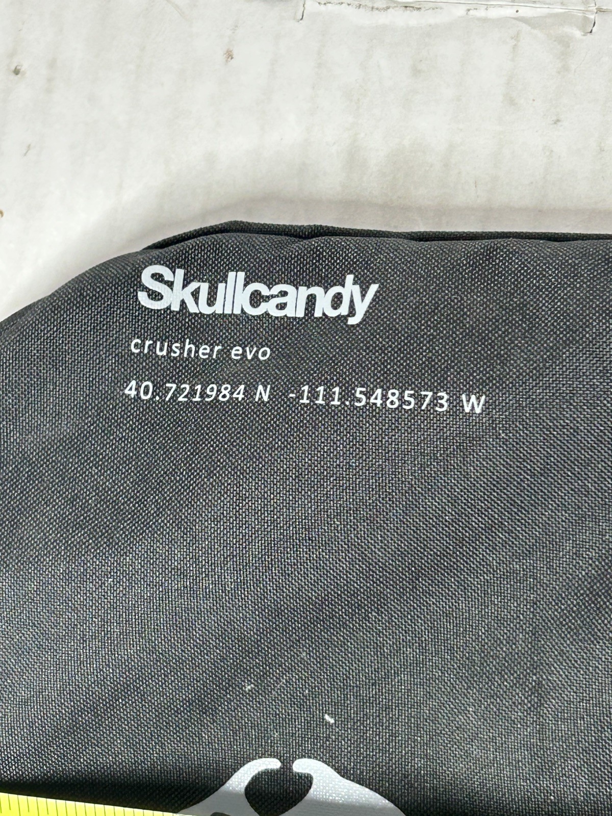 EMPTY SKULLCANDY CRUSHER ANC2 WIRELESS HEADPHONES LINED SOFT CASE CARRY BAG ONLY