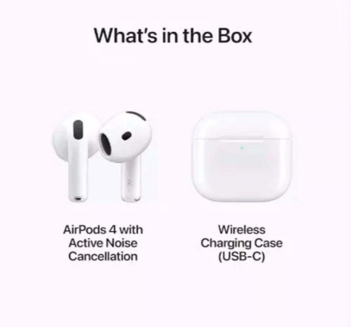 Apple AirPods (4th Generation) with Active Noise Cancellation (ANC)
