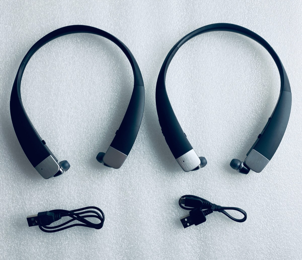 Lot Of 2 Insignia Wireless Bluetooth In-Ear Headset W/Microphone, NS-CAHBTEB02-B