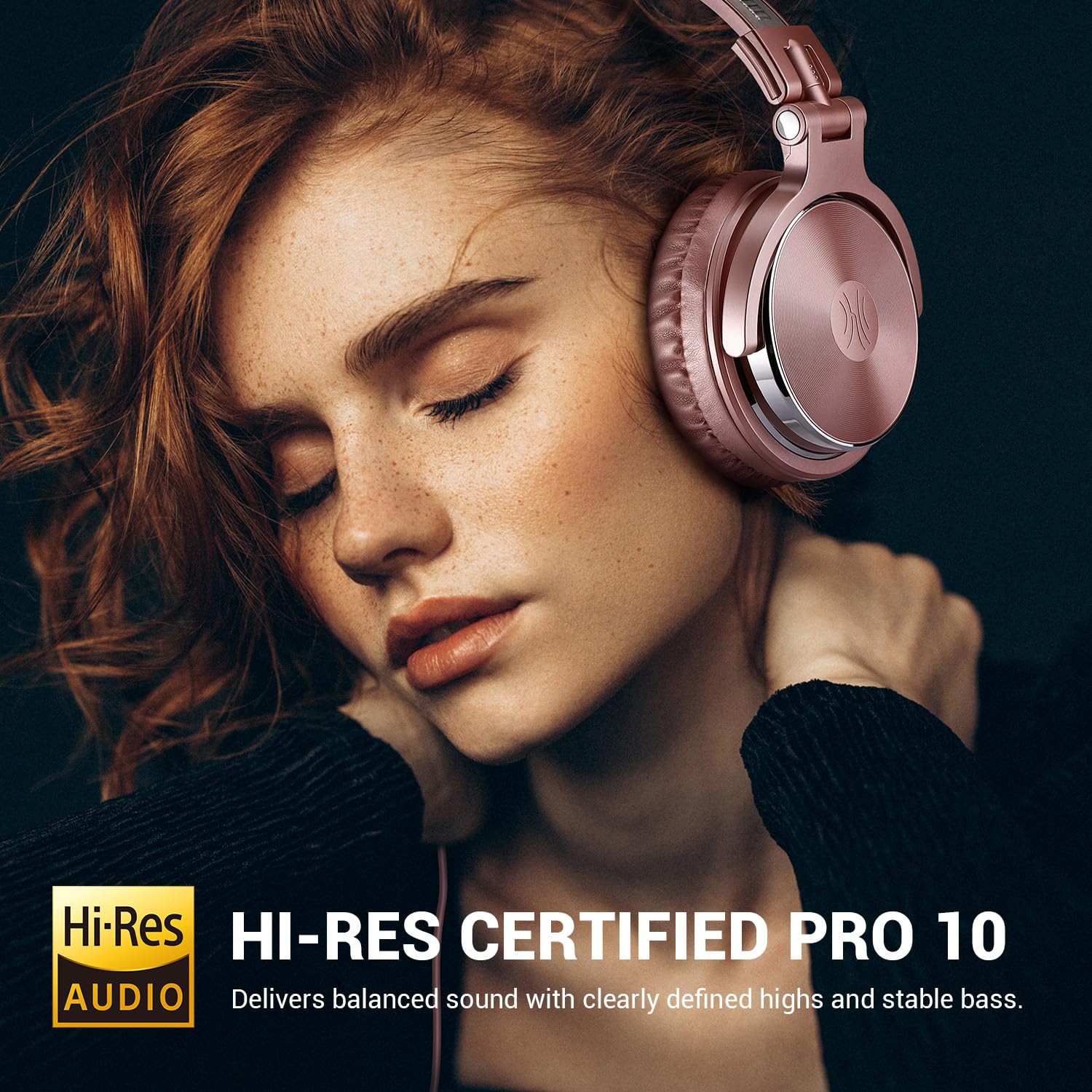 OneOdio Wired Over Ear Headphones Studio Monitor & Mixing DJ One Size, Pink