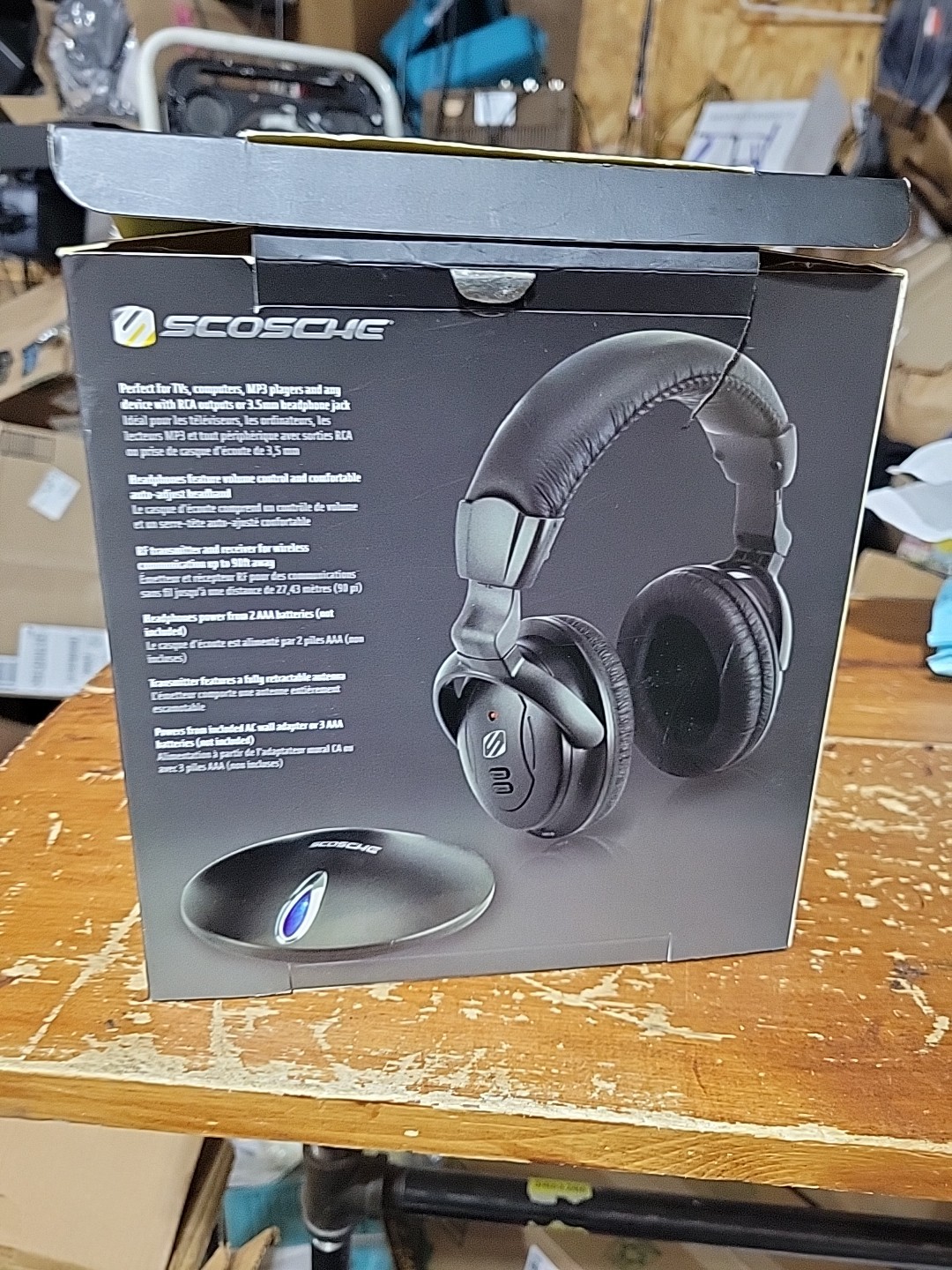 Scosche Tune Stream Wolireless Headphones For Tvs Computers Hprf1