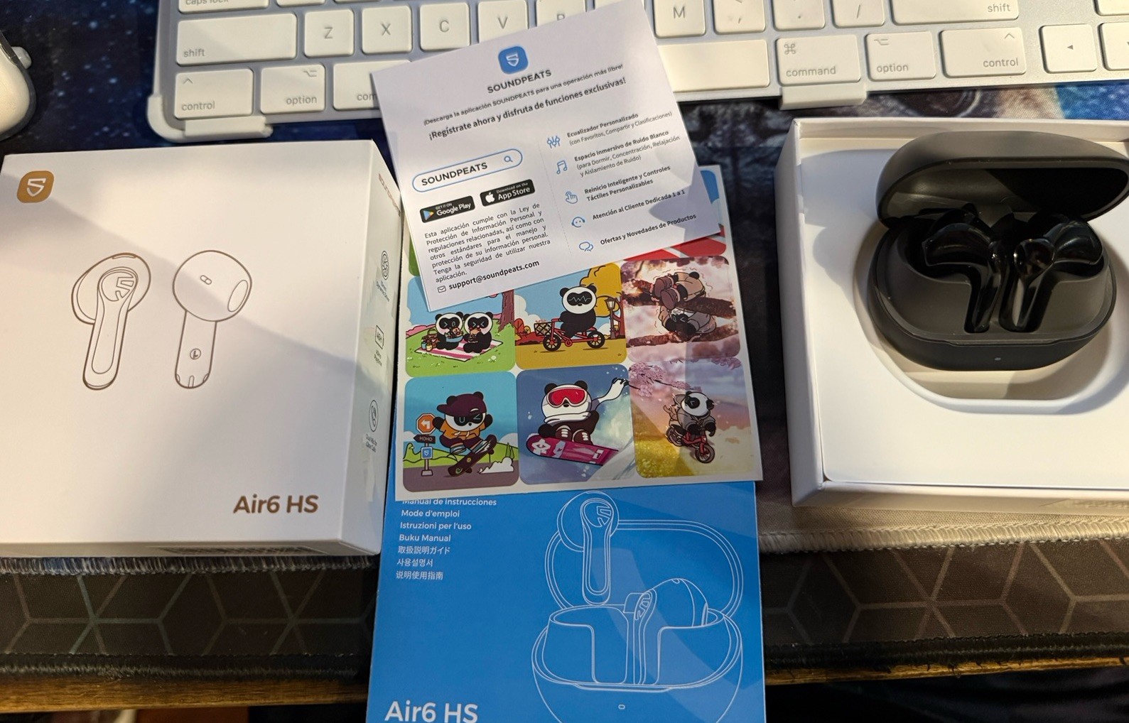 SoundPEATS Air6 HS LDAC Wireless Earbuds Bluetooth 6.0