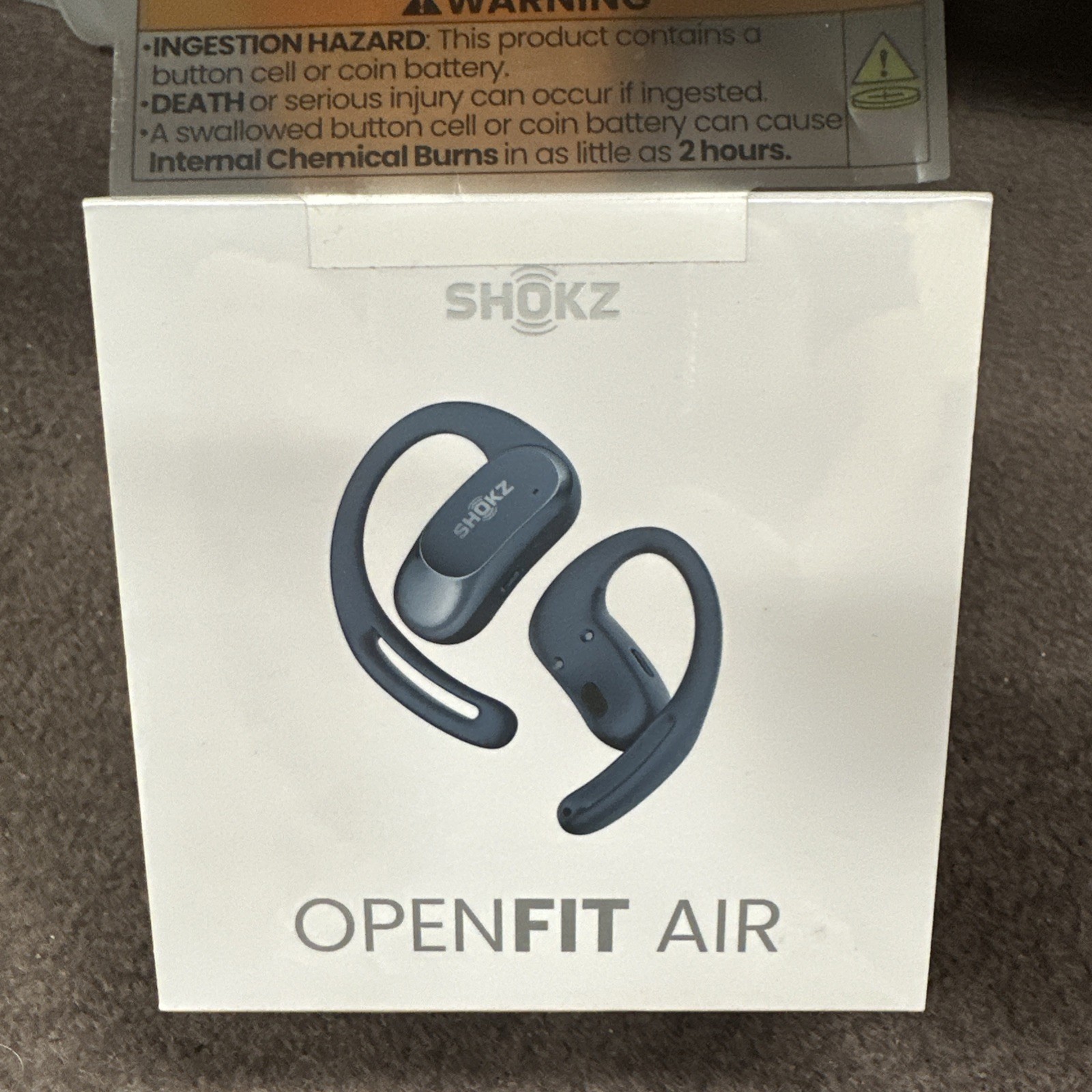 Shokz OpenFit Air Open-Ear True Wireless Earbuds Mic Stone x Blue Factory Sealed