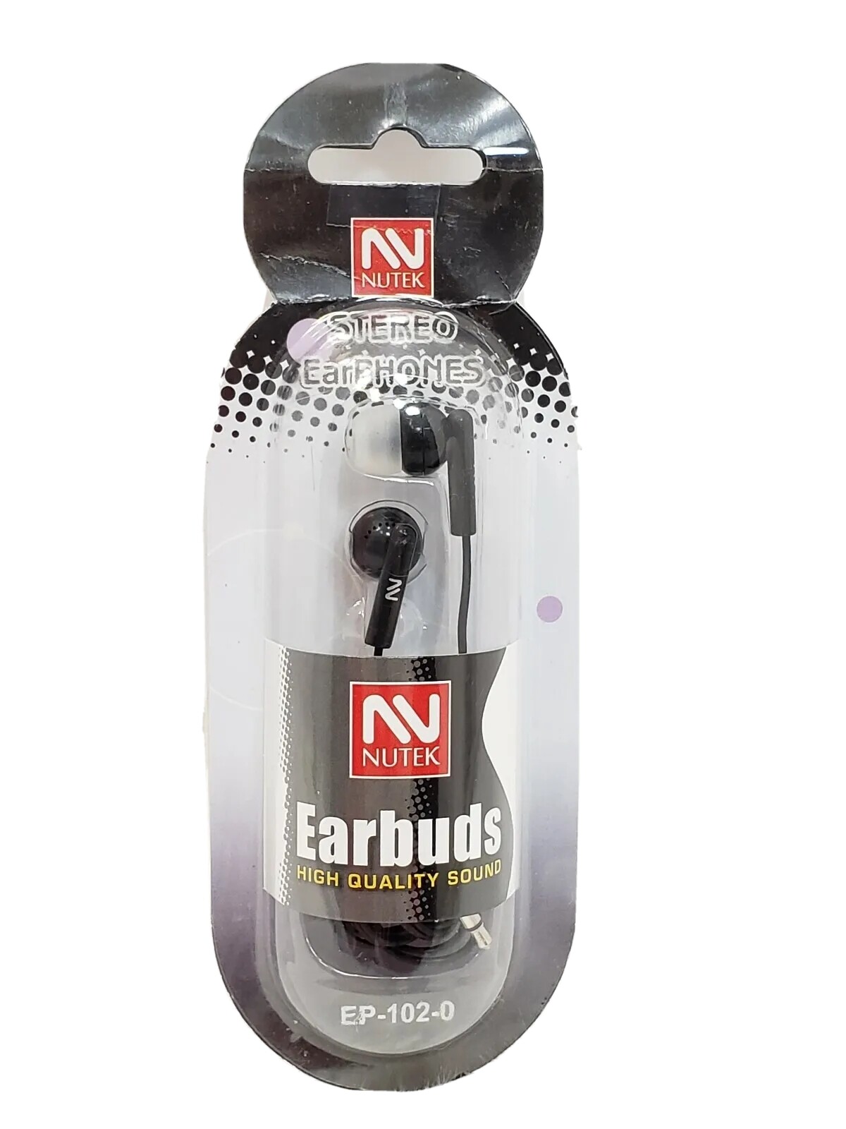 Wired Earbuds Nutek Ep 102 1 Earphone Stereo Black 32 Ohm 20 Hz