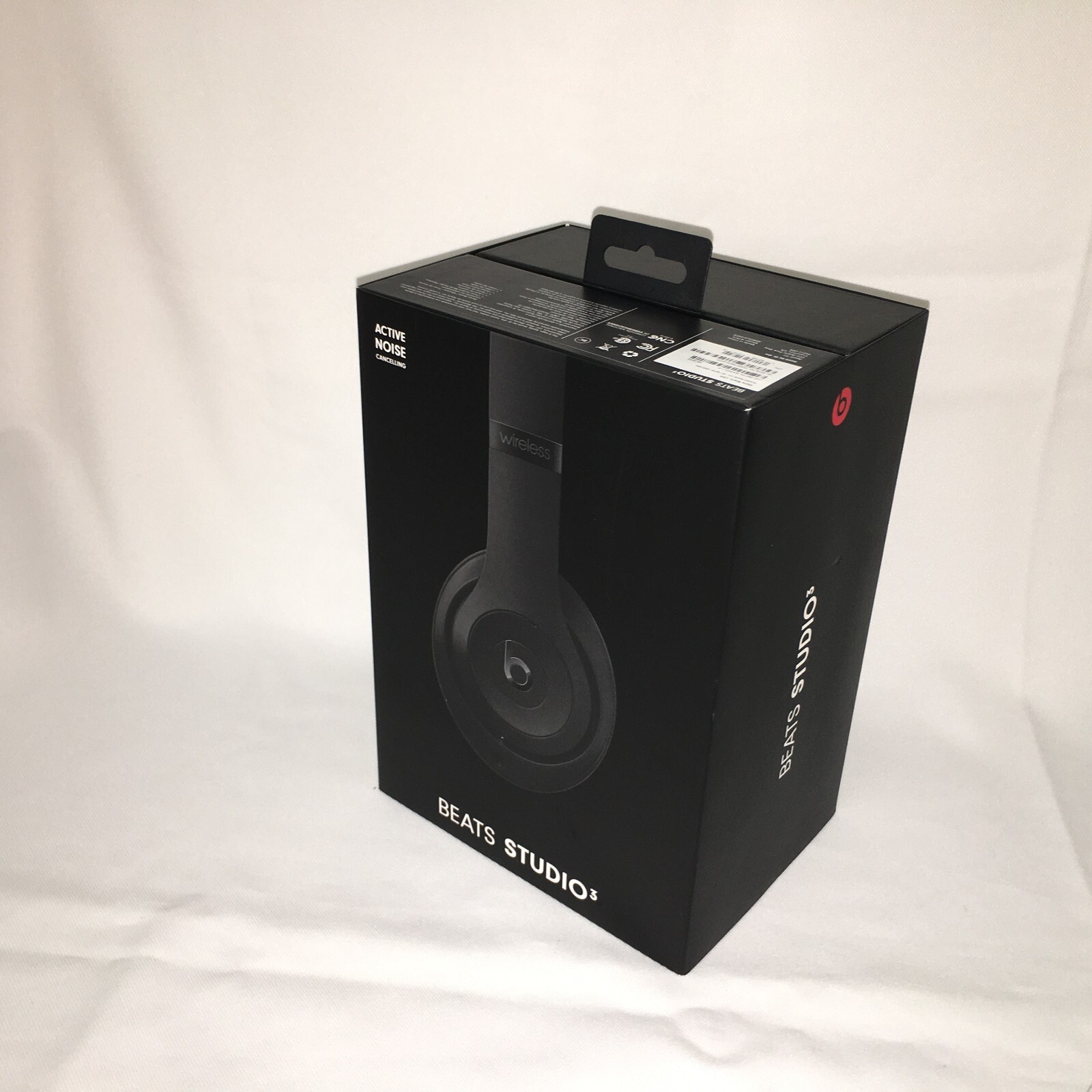 Beats Studio3 Headphones (Empty Box Only by Dr. Dre Over the Ear Black Wireless.