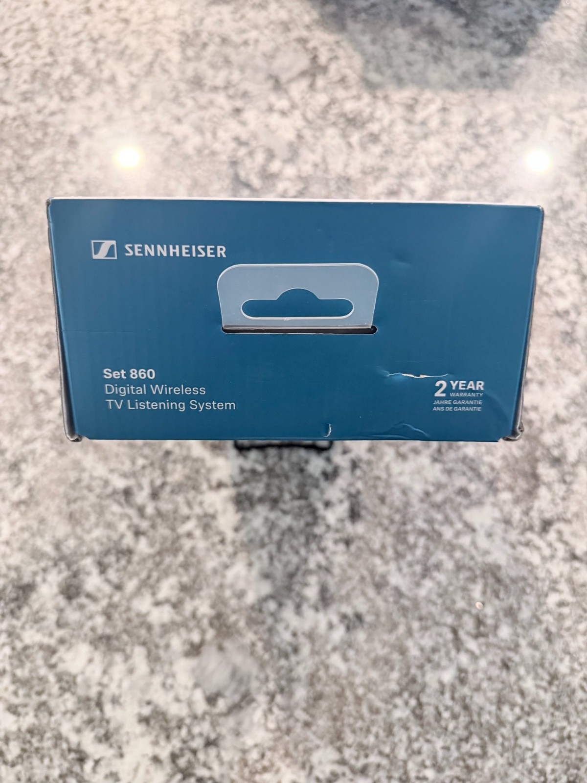 Sennheiser set 860 Digital wireless TV listening system Tested Working