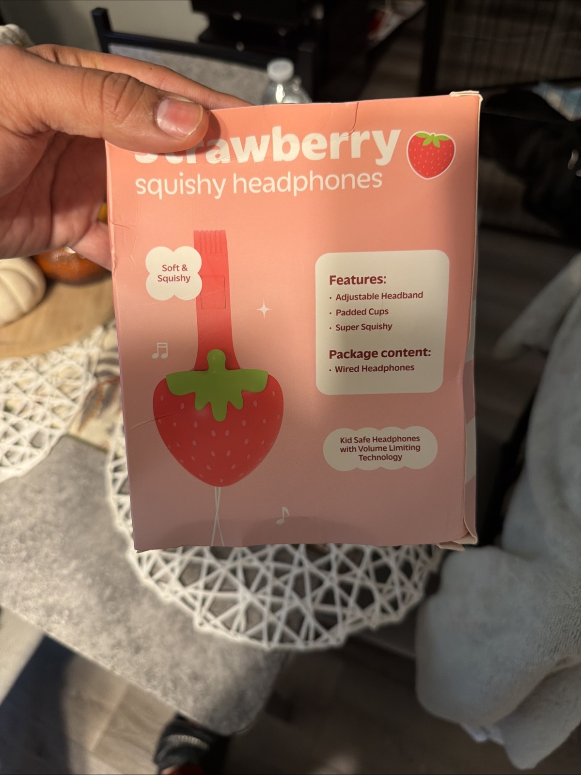 Strawberry Squishy Headphones Soft And Squishy