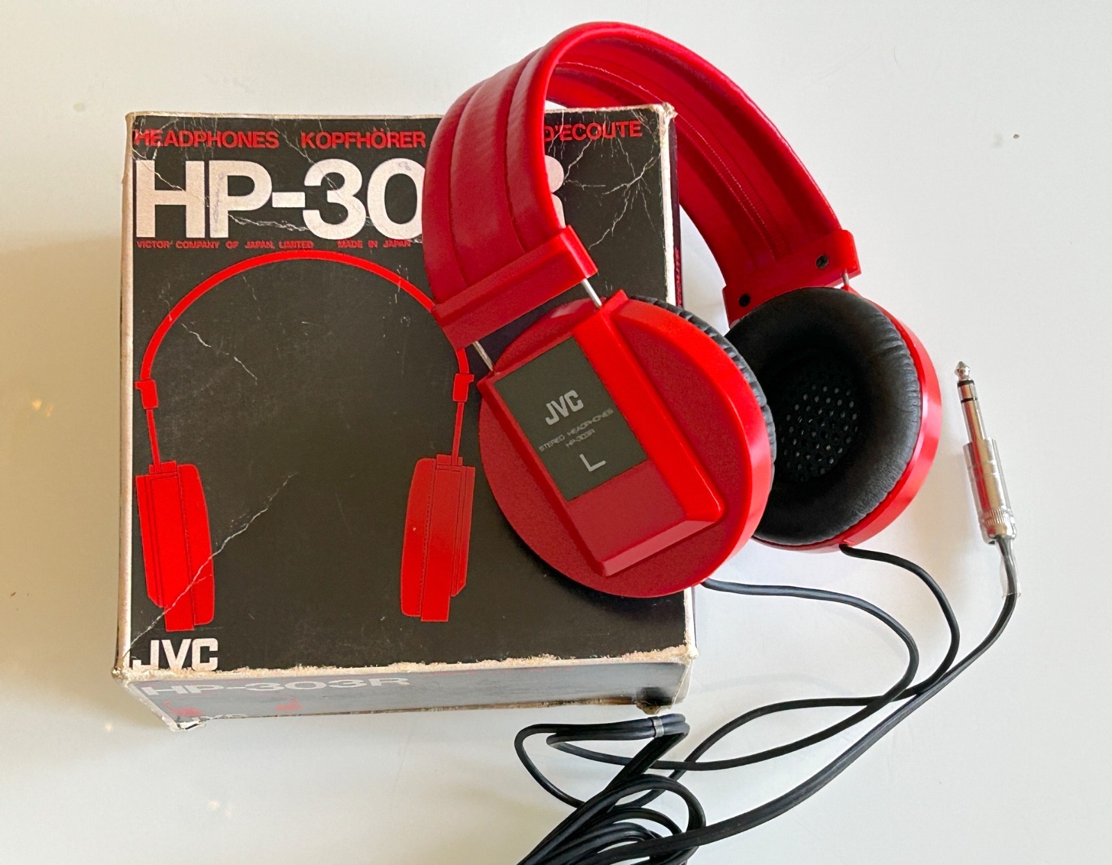 JVC HP-303R Stereo Headphones