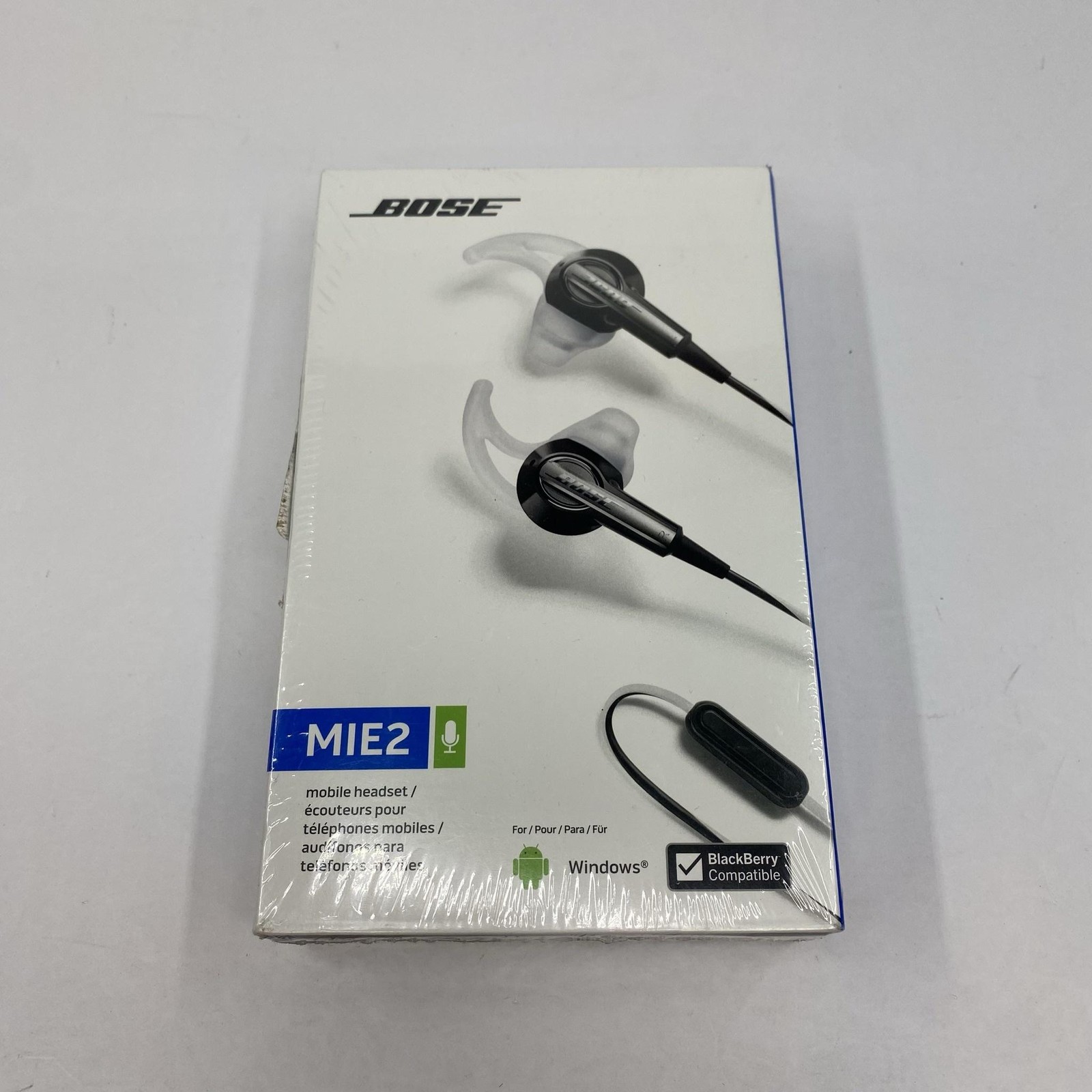 Bose MIE2 In-Ear Headphones Earbuds Black 3.5mm Mobile Headset Mic Stereo