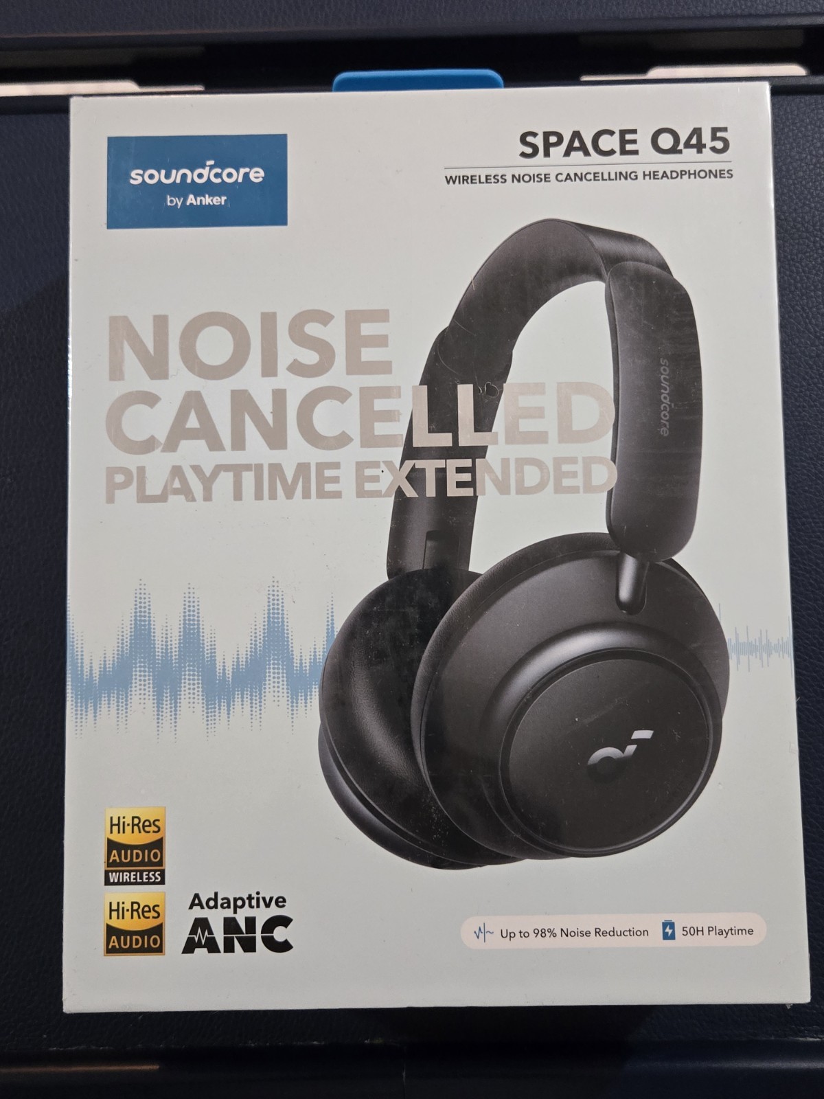 NEW Soundcore Space Q45 Adaptive ANC Wireless Headphones+ Soundcore Hard Case FS