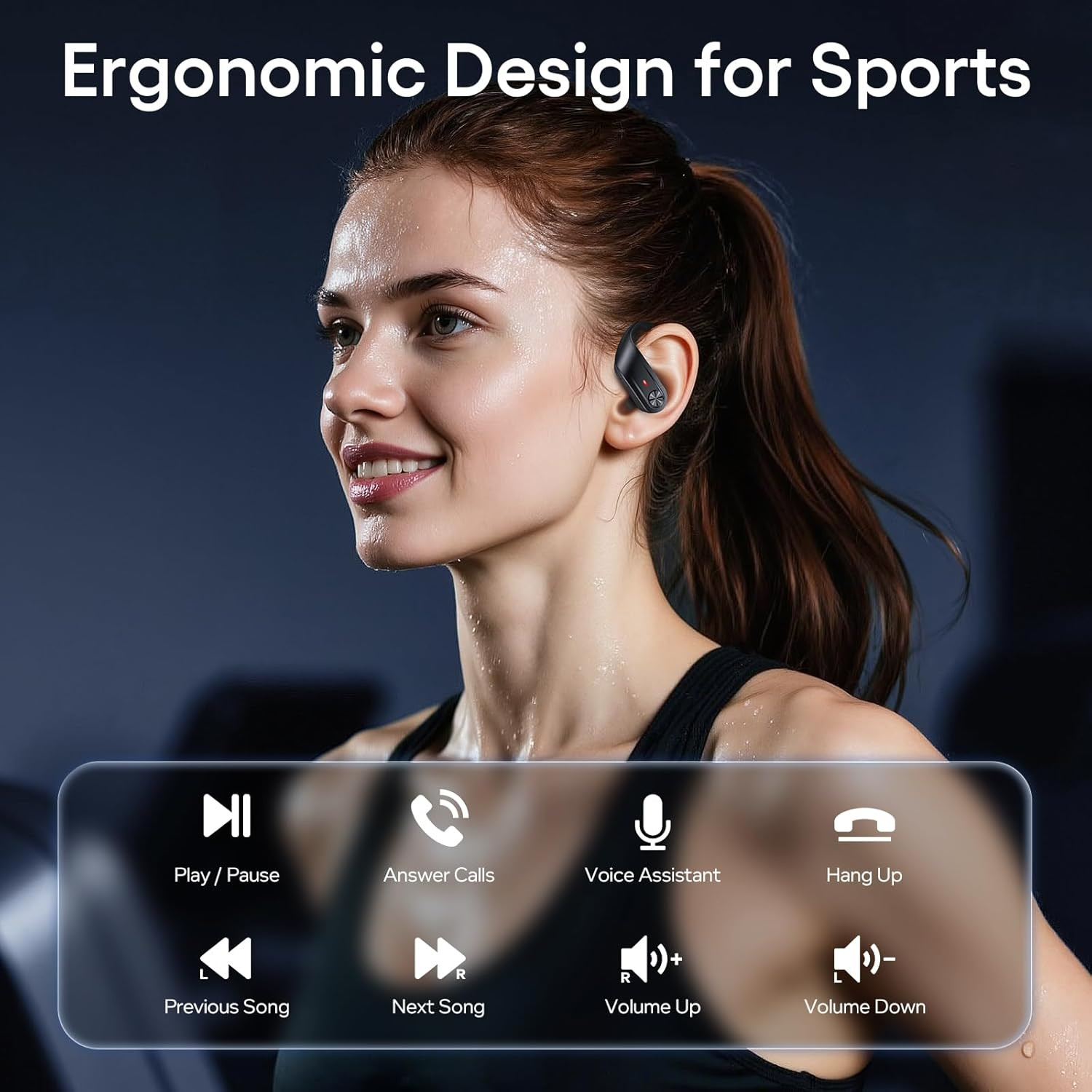 Hybrid Active Noise Cancelling Wireless Ear Buds 80 Hrs Playtime Hi-Res Stereo Q