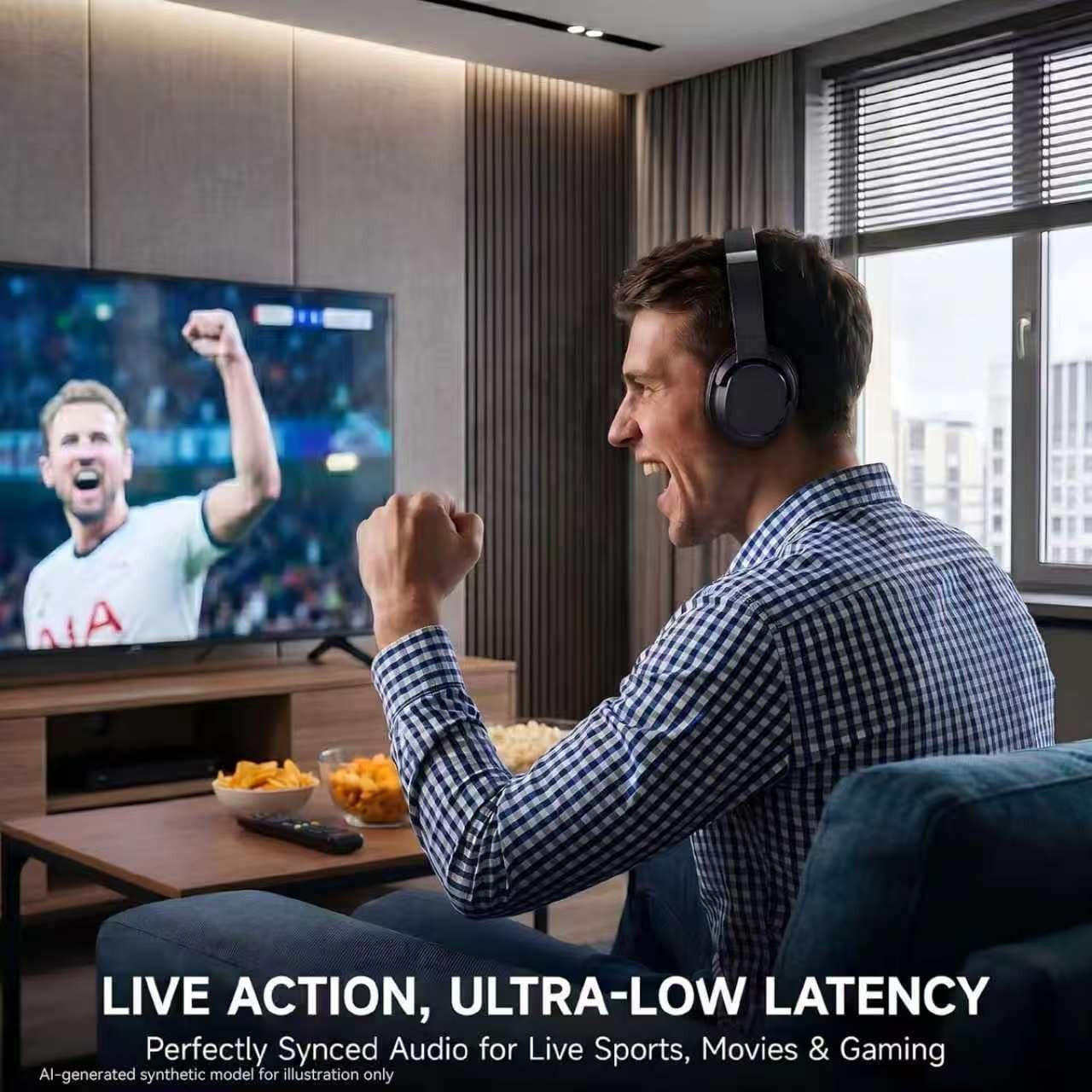 Wireless Headphones for TV Watching, TV Headphones Wireless for Seniors
