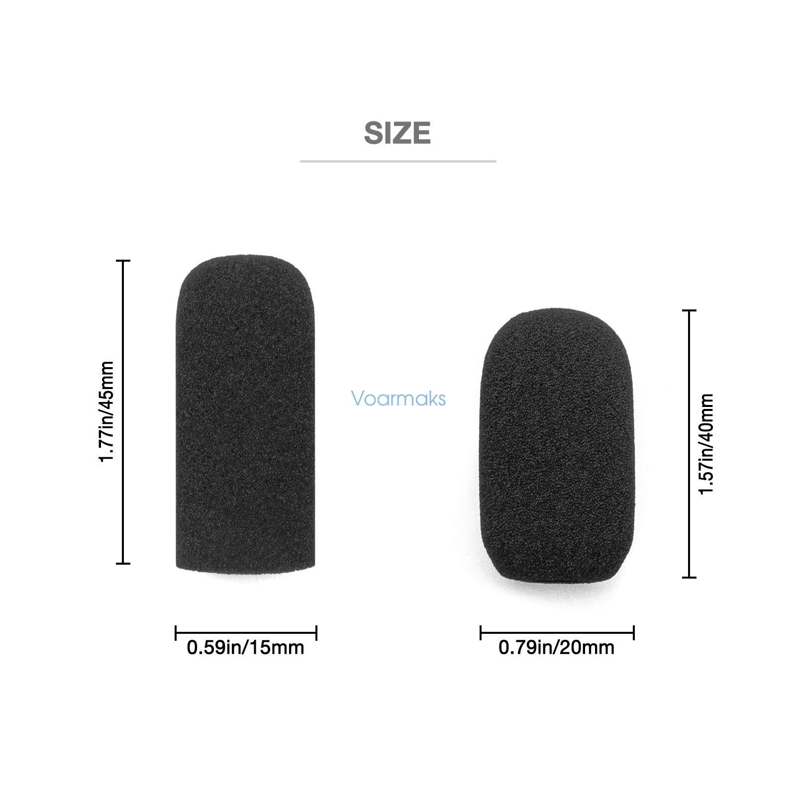 6 Pack Foam Mic Covers For BOSE A20/A10/A30 High-Density Windscreen