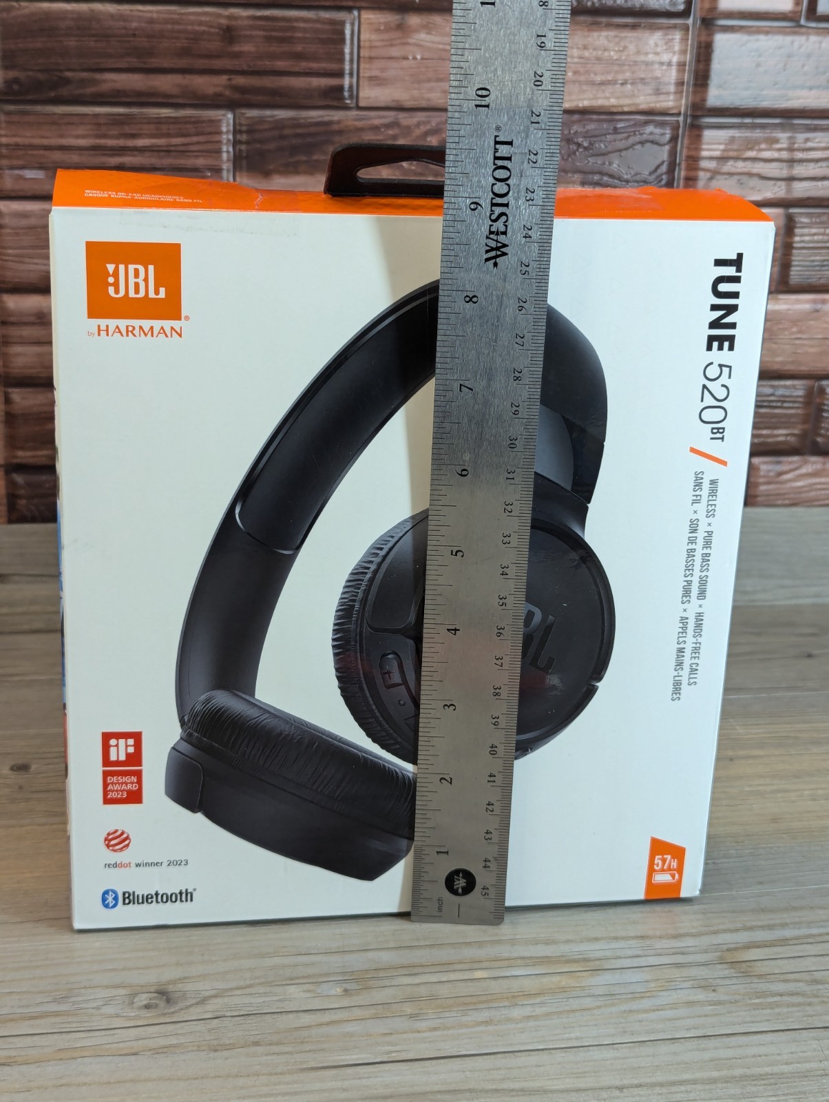 JBL Wireless Bluetooth On-Ear Headphones Tune 520BT Harman 2025 In Box W/ Manual