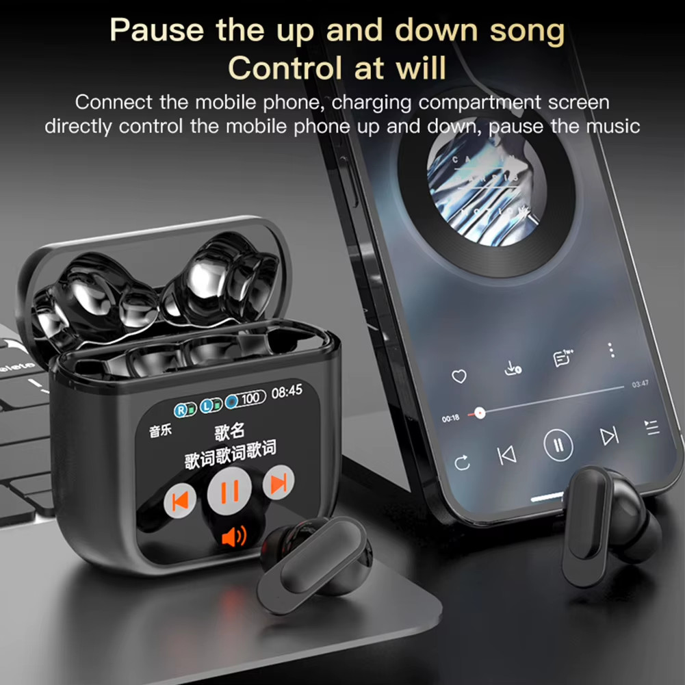SE60 Bluetooth 5.4 ANC/ENC Noise Cancelling TWS Earbuds for Sports and Workouts