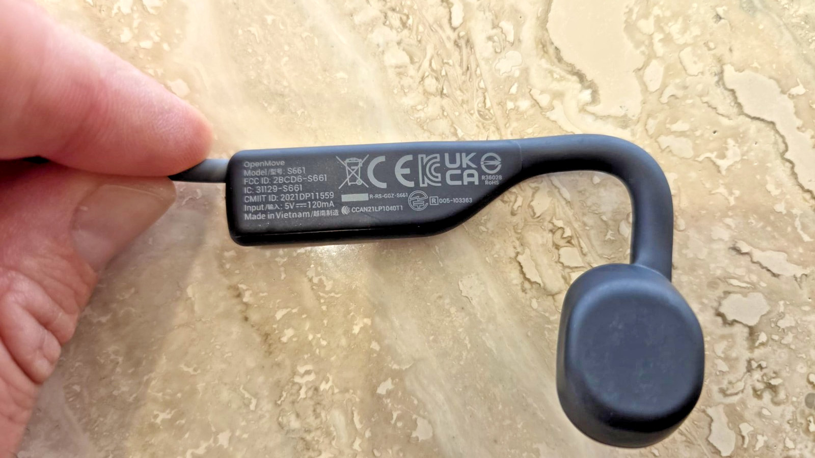 Shokz OpenMove Bone Conduction Open Ear Headphones – Gray S661-ST-GY-US