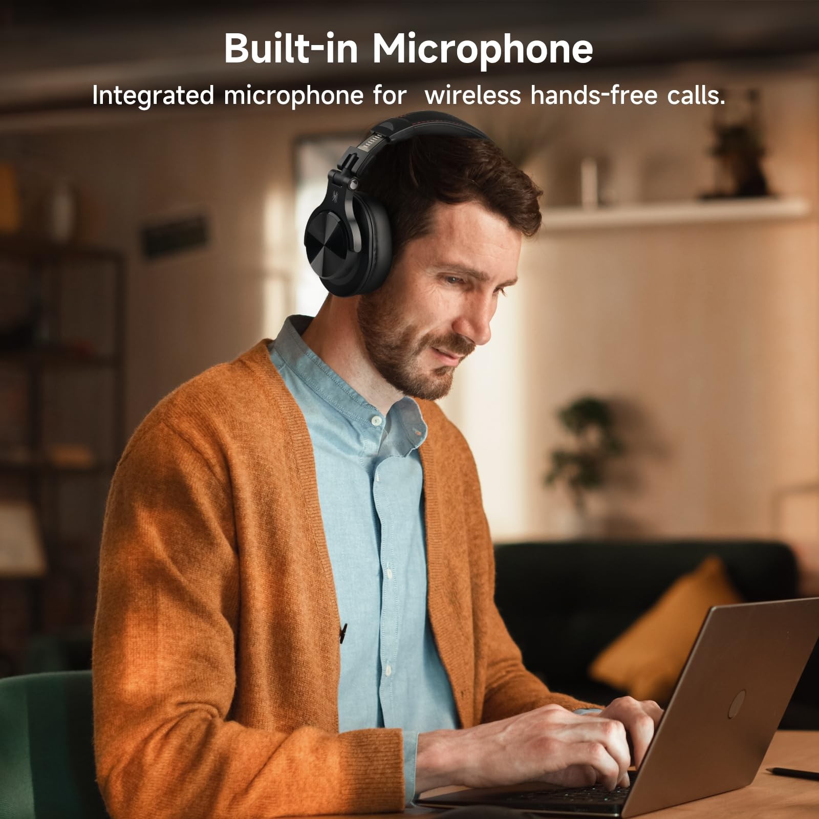 A70 Bluetooth Over Ear Headphones, Wireless Headphones with 72H Playtime, Hi-Res