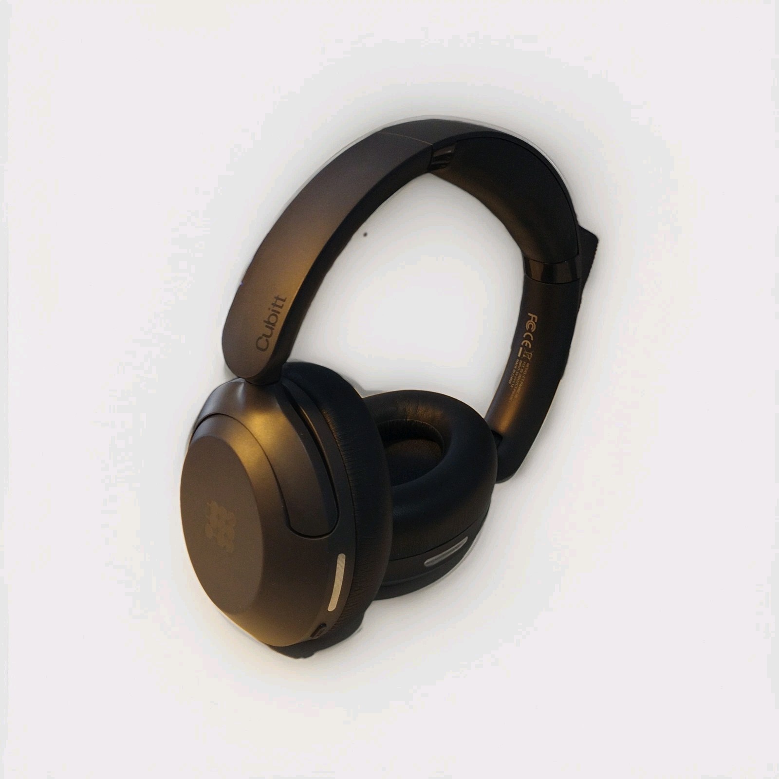 Cubitt Wireless RF Over-Ear Headband Headphones w/ Built-In Mic, Navy Blue