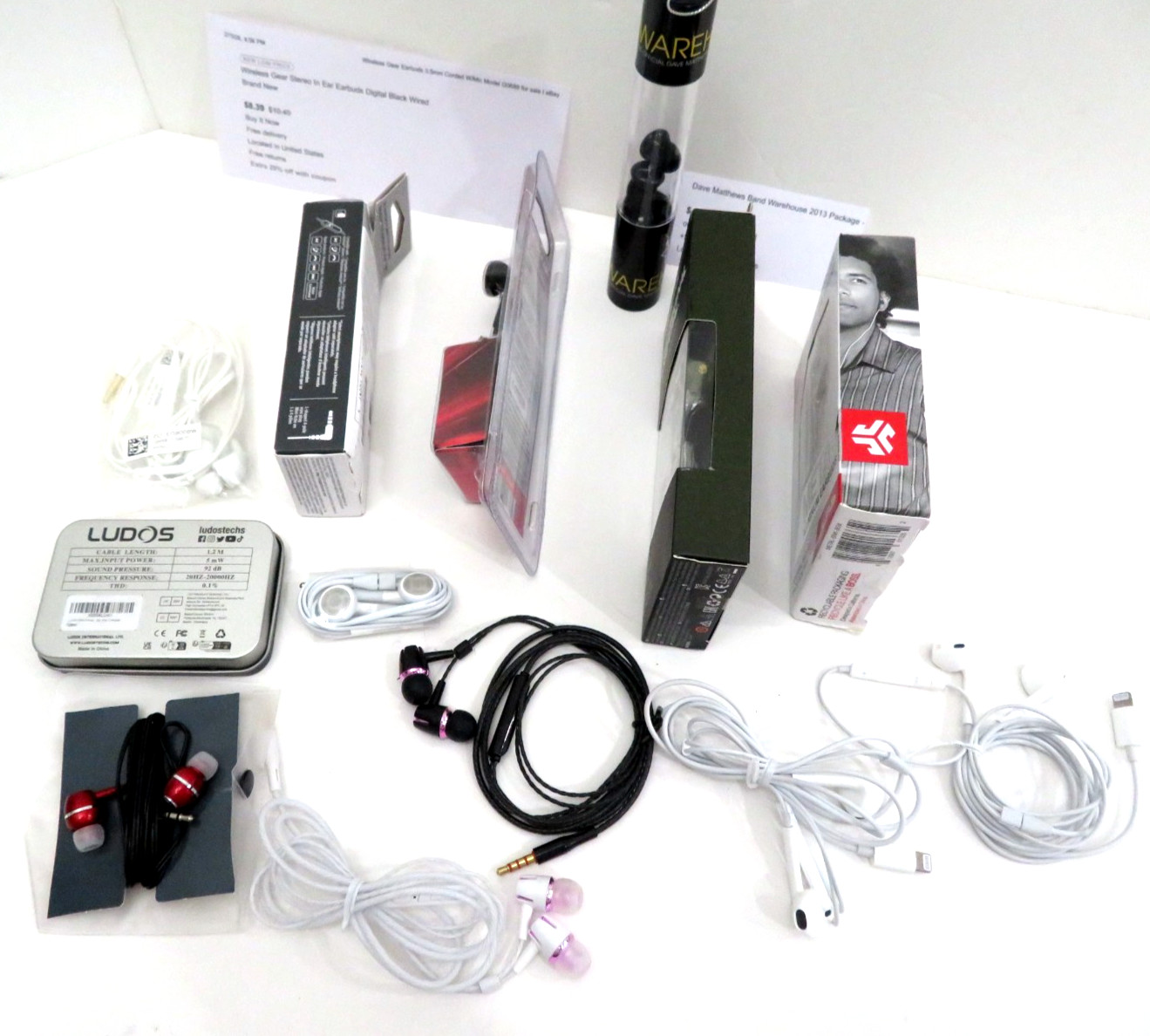 Sony MDREX14AP SkullCandy, Wireless Gear, Sneakhead, Ludos Wired 3.5mm Earphones