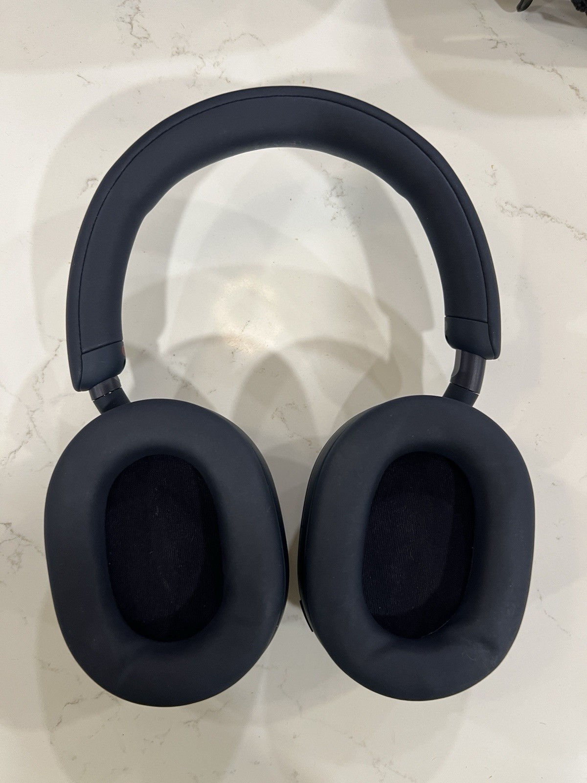 Sony WH-1000XM5 Blue Wireless ANC Over-Ear Headphones Bluetooth USB-C 3.5mm
