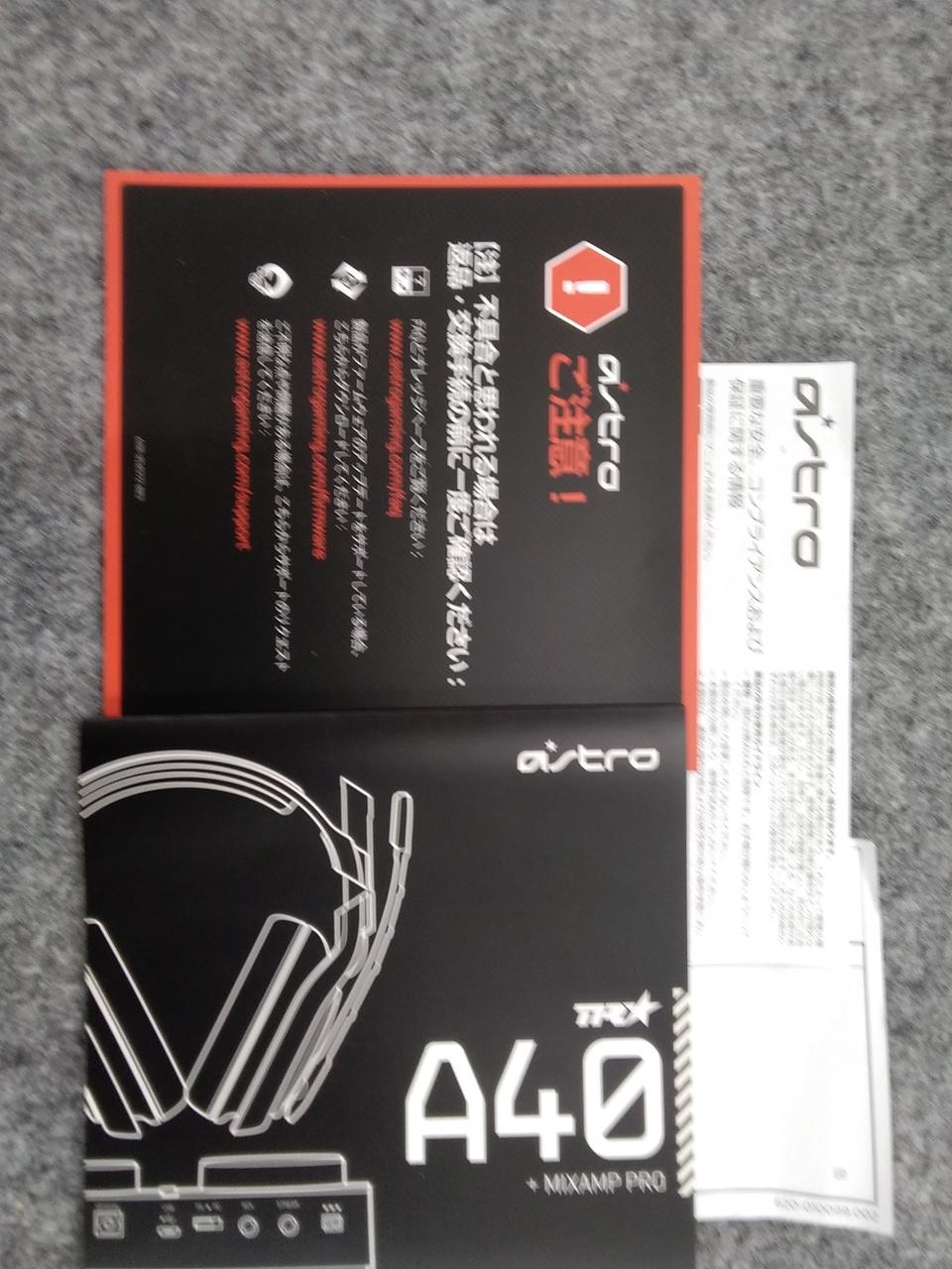 ASTRO A40 TR + MixAmp Pro TR Headset Xbox/PC 369g Gen4 Used