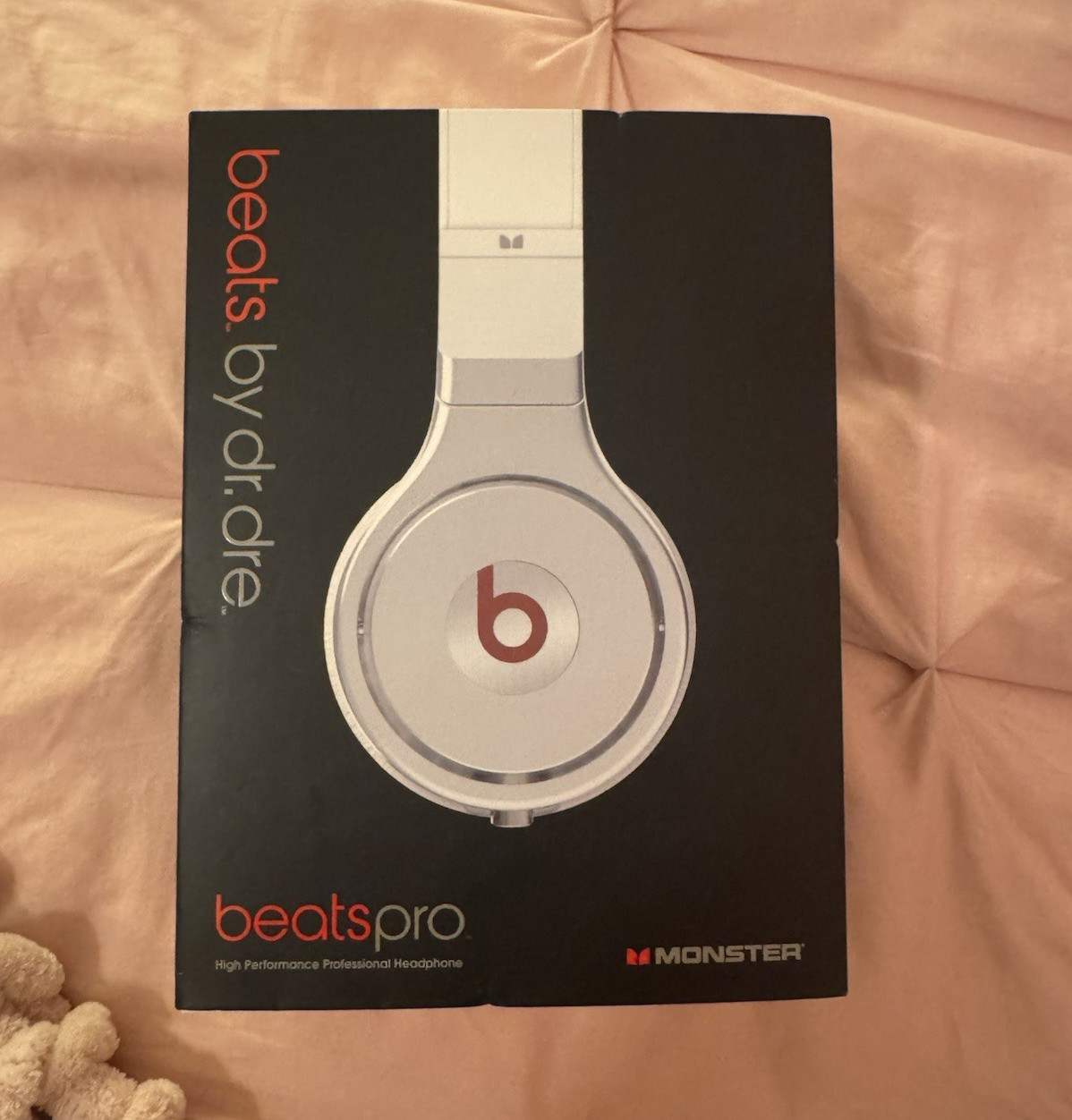 Beats by Dr. Dre Beats Pro Wired Over-Ear Headphones White/Red w/ Box