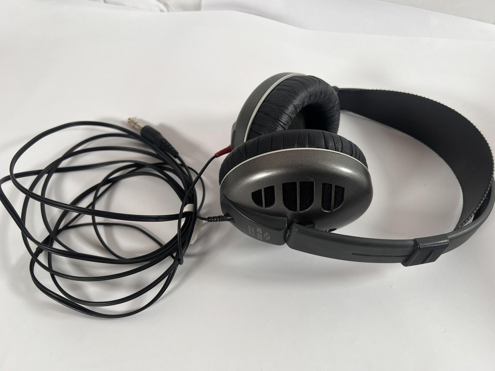 Vintage Sennheiser HD 530 Over-Ear Headphones Gray Open Back 1/4in Plug Germany