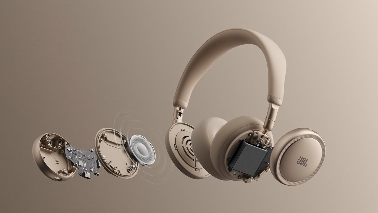 JBL LIVE 680 NC On-ear headphones / Champagne Gold / JBL LIVE680NCCPG New