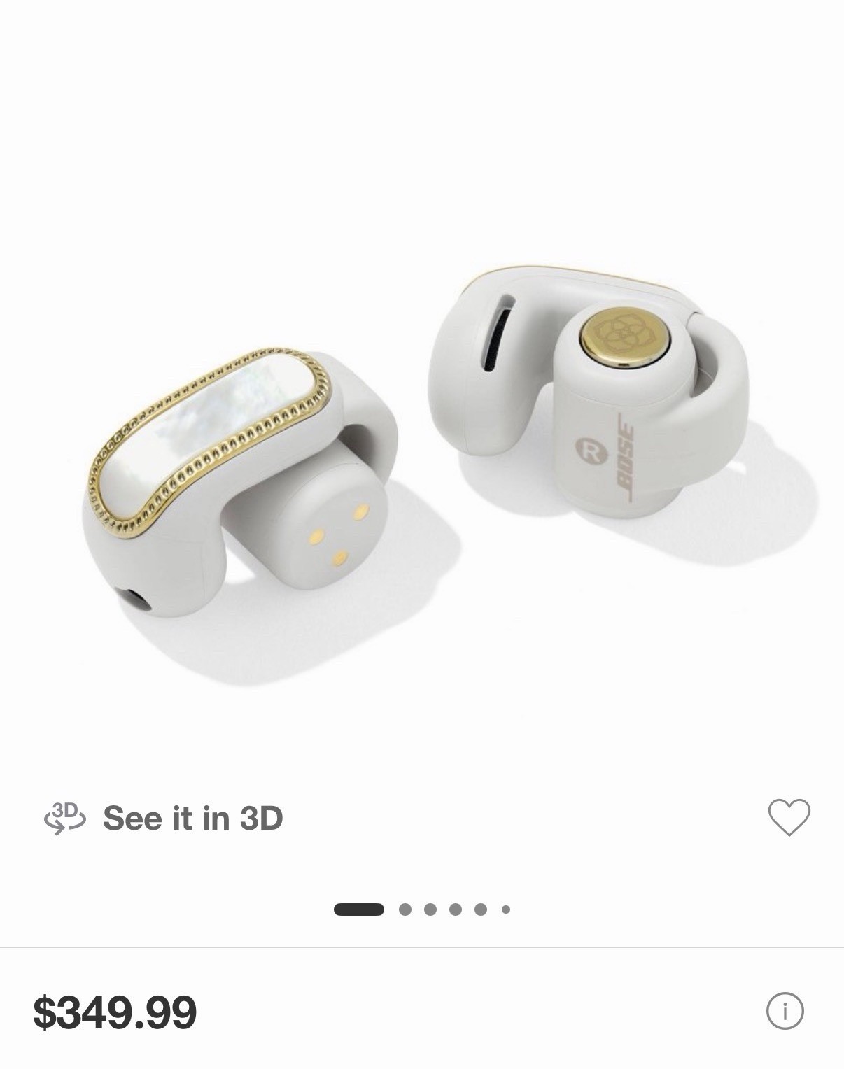 NEW&SEALED Bose x Kendra Scott Ultra Open Earbuds Perl